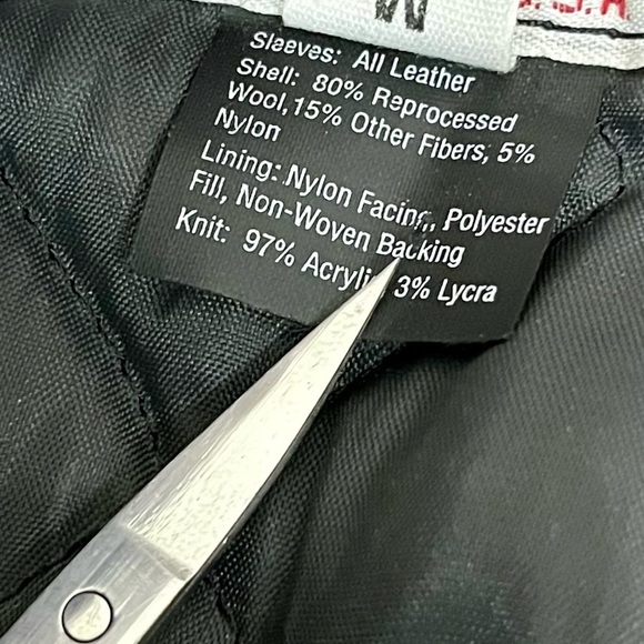 Vintage Jack Daniels Field Tester Varsity Jacket Steer Brand Wool/Leather Sz M - Picture 6 of 15